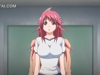 Růžový vlasy anime kotě píča v prdeli proti the
