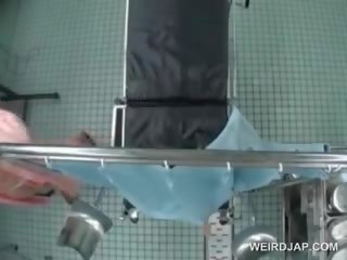 Fantastic Asian Getting Pussy Checked At The medico Squirts